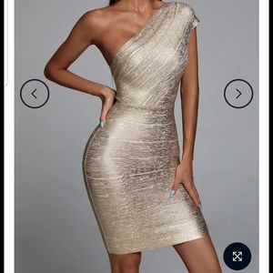 Bella Barnett metallic brand new dress